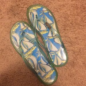 Lilly Pulitzer Jelly Flip Flops